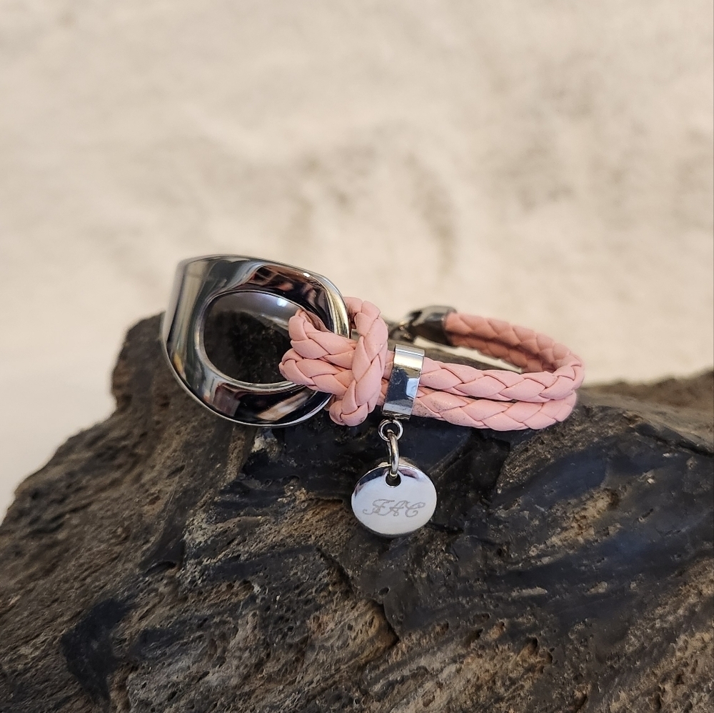 Pink and silver Bracelet